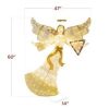 Lighted Outdoor Angel - 5ft - Thumbnail 2