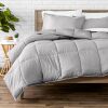 Bare Home Comforter Set - Oversized Queen Size - Ultra-Soft - Thumbnail 1