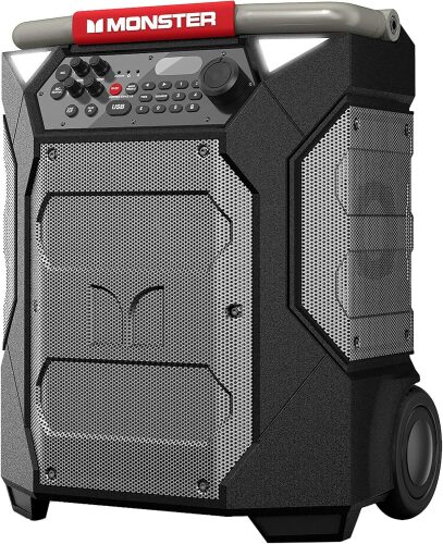 Monster Rockin’ Roller 270 Indoor/Outdoor Portable Bluetooth Speaker | up to 200W of 270 Degree Sound & up to 100 Hours of Playtime - Lot 7743