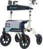 All Terrain Dual-Brake Rollator Walker 12" Wheels - Thumbnail 1