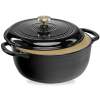 Cast-Iron Dutch Oven Kitchen Cookware w/ Enamel, Handles - 6qt - Thumbnail 1