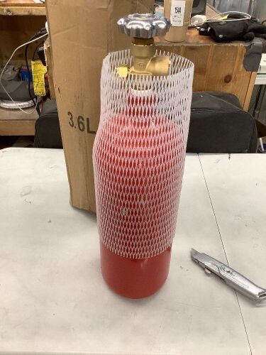 3.6L Welding Gas Cylinder - Lot 7861