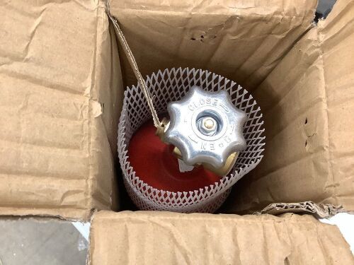 20 Cu Ft Gas Tank, Red - Lot 7885