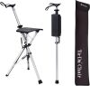 Ta-Da Chair, Portable Trekking Hiking Pole, Folding Walking Stick with Seat, Walking Cane with Chair, Foldable Chair, Lightweight Aluminum, Easy Carry and Storage, Anti-Slip - Thumbnail 1