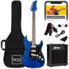 Beginner Electric Guitar Kit w/ Case, 10W Amp, Tremolo Bar - 39in - Thumbnail 1