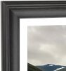 22x34 Picture Frame Solid Wood Black, Display 20"x32" (With mat) or 22"x34" (Without mat) Photos, Poster, Painting, Puzzles - Thumbnail 1