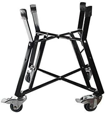 Rolling Cart for Big Green Egg Accessories Rolling Nest with Heavy Duty Locking Caster Wheels Powder Coated Steel Rolling Outdoor Cart for Large Big Green Egg Kamado Joe Grill Stand - Lot 7933
