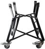 Rolling Cart for Big Green Egg Accessories Rolling Nest with Heavy Duty Locking Caster Wheels Powder Coated Steel Rolling Outdoor Cart for Large Big Green Egg Kamado Joe Grill Stand - Thumbnail 1