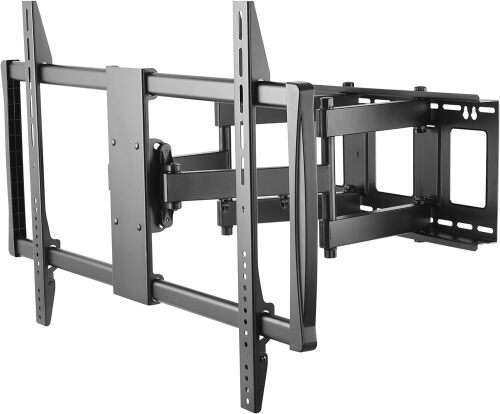 Heavy Duty Full Motion TV Wall Mount for 60-100" TVs, 176lb Capacity, 15° Tilt, 45° Swivel, 24" Extension, Max VESA 900x600mm, Flat or Curved, for Wood or Concrete, Hardware Included - Lot 7943