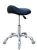 Professional Saddle Stool with Wheels Ergonomic Swivel Rolling Height Adjustable for Clinic Dentist Beauty Salon Tattoo Home Office - Thumbnail 1