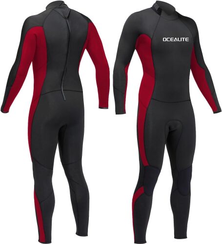Full Wetsuits for Mens Premium Neoprene Suits for Diving Snorkeling Surfing Swimming - Lot 7972