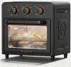 Air Fryer & Toaster Oven with Steam Infusion, 12L Compact, Countertop Friendly, Fast Preheat with Bake, Convection Bake, Grill, Broil and Warm Options, 60-Minute Timer, Stainless Steel - Thumbnail 1