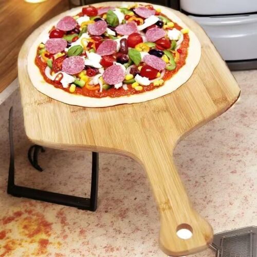 Pizza Board Pizza Peel Bamboo Pizza Cutting Board24 X16 Wood Pizza Serving Board For Kitchen Charcuterie Board - Lot 7999