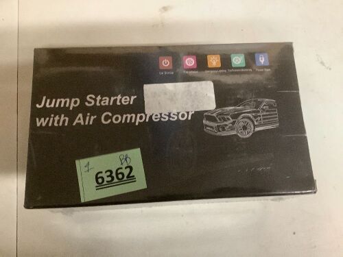 Portable Car Jump Starter with Air Compressor - Lot 10103