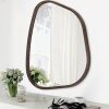 Irregular Asymmetrical Mirror Wall Mounted, Unique Vanity Mirror, Shaped Dressing Mirror Decorative for Living Room, Bathroom, Bedroom, Entryway Wall Decor - Thumbnail 1