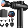Massage Gun with Heat and Cold, Deep Tissue Massage Gun, Back and Neck Massager for Pain Relief, Muscle Percussion Massager, Handheld Messager with 7Heads&Silent - Thumbnail 1