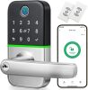 Keypad Smart Door Lock with Handle - Thumbnail 1