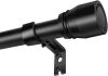 1” Diameter Curtain Rods Itself is 30 to144 inch 1 Pack Fit 30-142 inch, 66 to 120 inch Window with Heavy Duty Adjustable Rod Matte Black Splicing Metal Extra Long Curtain Rod for Windows - Thumbnail 1