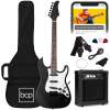 Beginner Electric Guitar Kit w/ Case, 10W Amp, Tremolo Bar - 39in - Thumbnail 1