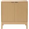 2-Door Reeded Storage Cabinet, Accent Furniture, Sideboard - Thumbnail 1