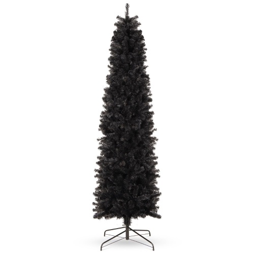 Black Artificial Pencil Holiday Christmas Tree - 6ft - Lot 197