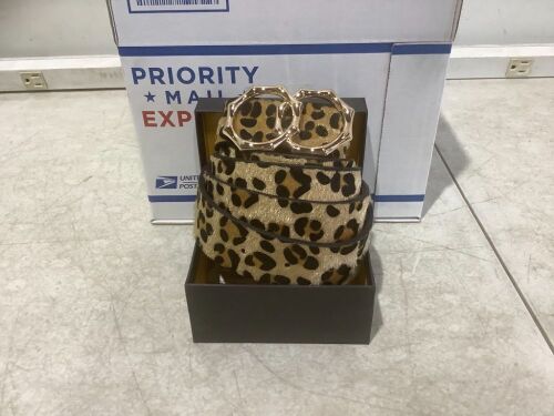 Lot of (8) 52" Animal Print Belts  - Lot 304