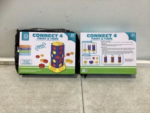 Lot of (2) Connect 4 Twist & Turn Games - Lot 306