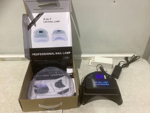 2-in-1 LED Nail Lamp  - Lot 377
