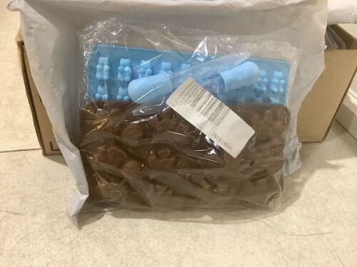 Lot of (10) Gummy Bear & Dinosaur Silicone Molds with Droppers  - Lot 380