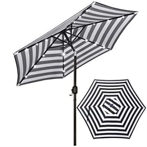 Blissun 7.5 ft Solar Patio Umbrella  - Lot 402