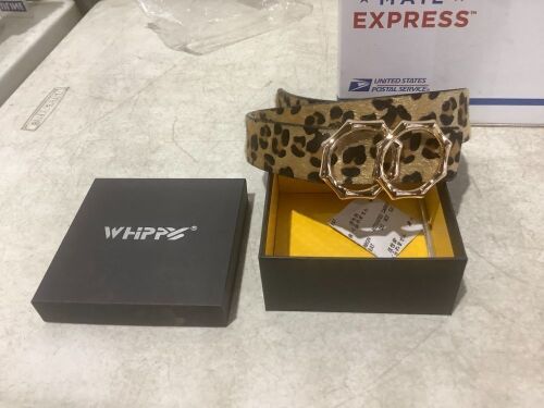 Lot of (10) 40" Animal Print Belts  - Lot 427