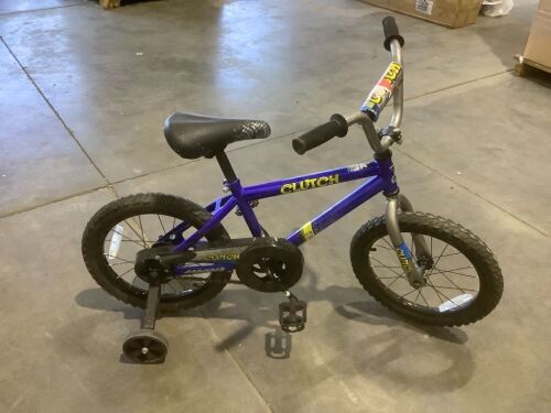 Magna Clutch Kids Bicycle with Training Wheels  - Lot 507