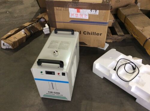CW-5200 Industrial Water Chiller for Laser Engraving Machine - Lot 551