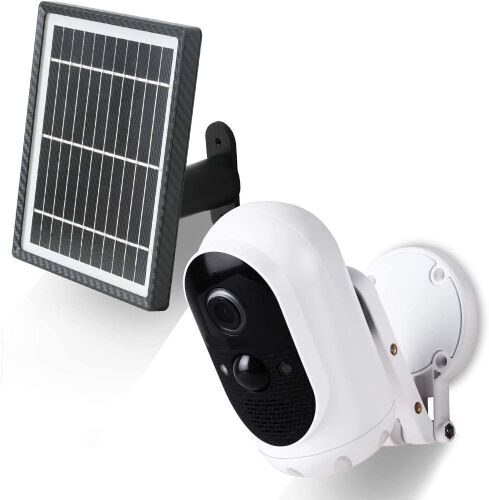 Lot of (2) Wireless Solar Security Cameras with Rechargeable Battery  - Lot 590