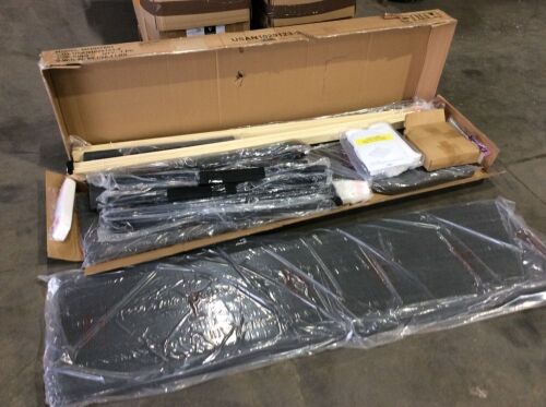 AmoLife King Size Upholstered Platform Bed Frame  - Lot 602