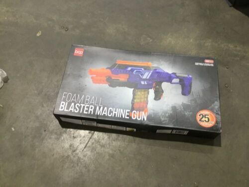 Electric Motorized Soft Foam Ball Rapid Fire Blaster Toy w/Easy Access Magazine, 25 Balls - Lot 628