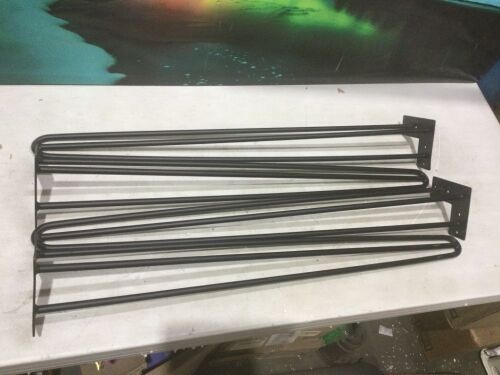 34" Metal Hairpin Furniture Legs, Set of 4  - Lot 649