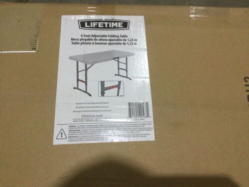 Lifetime 4-Foot Commercial Adjustable Folding Table - Lot 688
