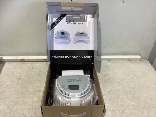 2-in-1 Professional LED Nail Lamp  - Lot 868