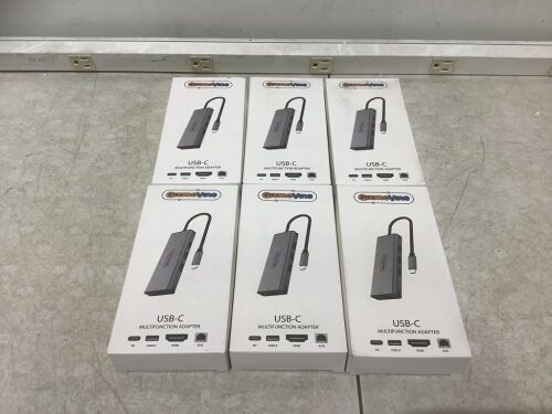 Lot of (6) GizmoVine USB-C Multifunction Adapters  - Lot 879