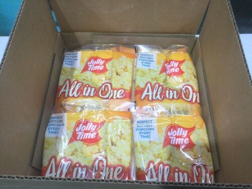 Case of JOLLY TIME All in One Popcorn Kits for 8 oz. Popcorn Machine - Lot 1054