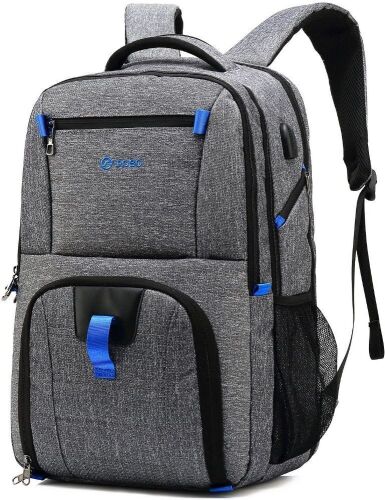 Laptop Backpack w/ USB Charging Port fit 17.3" Laptop  - Lot 1090