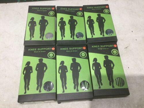 Lot of (6) Steiert Global Market Compression Knee Sleeves, Large  - Lot 1104