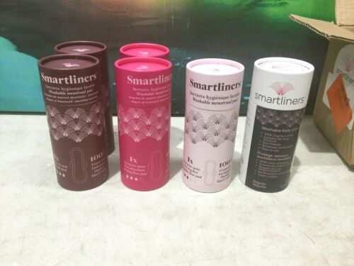 SmartLiners Organic Cotton Washable Pads - Lot 1108