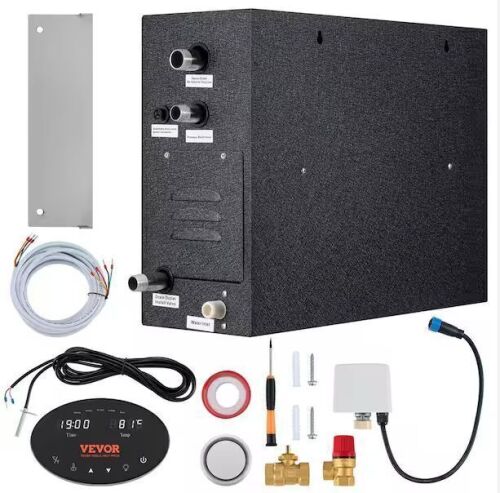 VEVOR Steam Shower Generator 15000-Watt Segmented Heating and Temperature Customization Home Steam Generator - Lot 17JF