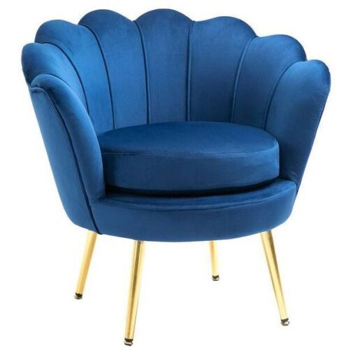 HOMCOM Blue Polyester Club Chair - Lot 91JF