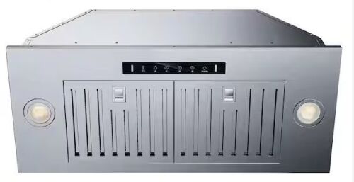 VIKIO 30 in. 900 CFM Convertible Ducted to Ductless Insert Range Hood in Stainless Steel with LED Lights and Gesture Control - Lot 94JF