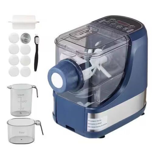 VEVOR Electric Pasta Maker, 150-Watt Automatic Noodle Machine with 8 Shapes, 4 Modes, 500g Capacity - Lot 106JF