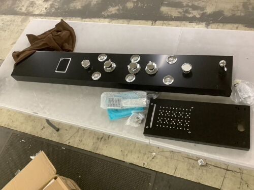 6 In 1 LED Shower Panel Tower System, 8 Body Massage Jets - Small Dent - Lot 141