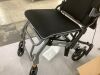 Portable Aluminum Transport Wheelchair with Handbrake - Thumbnail 3